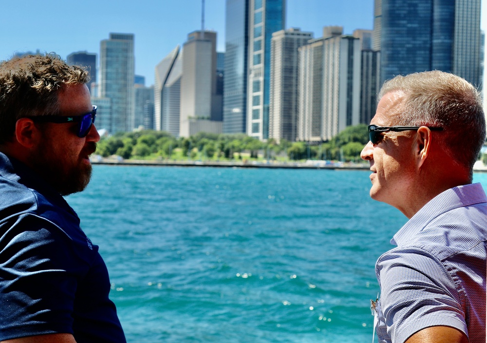 Illinois National Guard Gold Star Families Enjoy Chicago Fire Boat Tour and Each Other