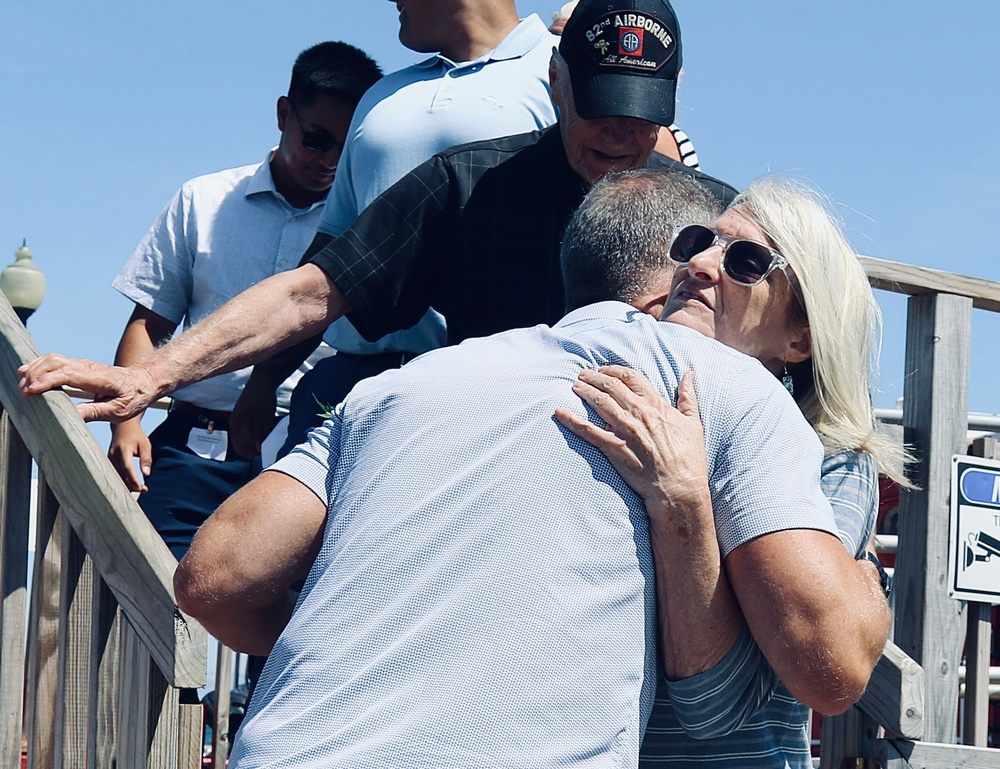 Illinois National Guard Gold Star Families Enjoy Chicago Fire Boat Tour and Each Other