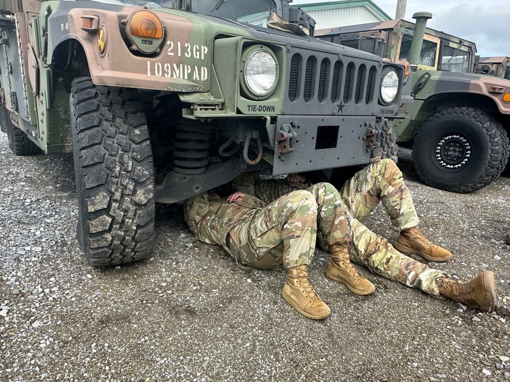 Soldiers learn to maintain generators and vehicles
