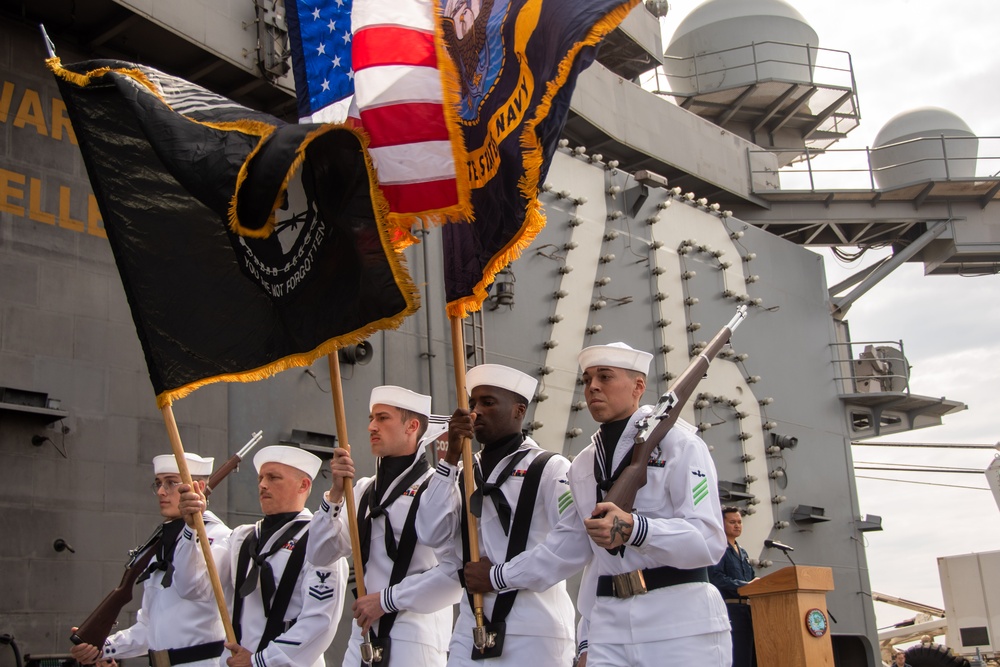 USS Ronald Reagan (CVN 76) celebrates the ship’s 20th anniversary of commissioning