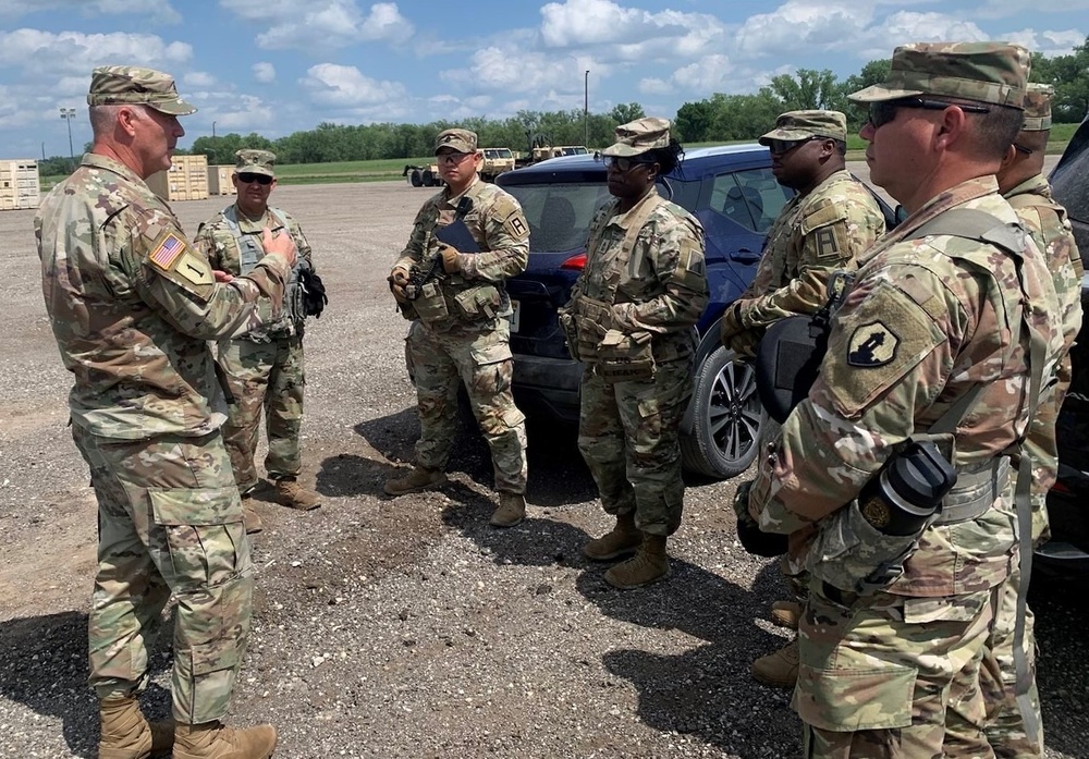 268th ICTC Conducts MOBEX at Fort Riley
