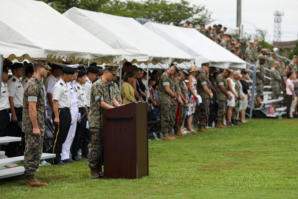 Marine Corps Air Station Iwakuni Sergeant Major Relief Ceremony