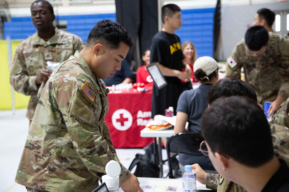 Korean Red Cross Blood Drive