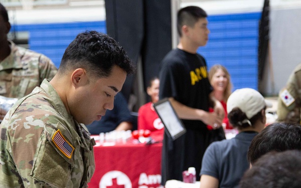 Korean Red Cross Blood Drive