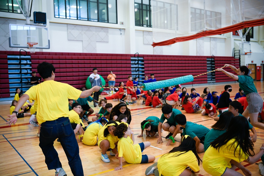 PIEF Korean-American Summer School Children Participate in Recreational Activities at Burke Fitness Center