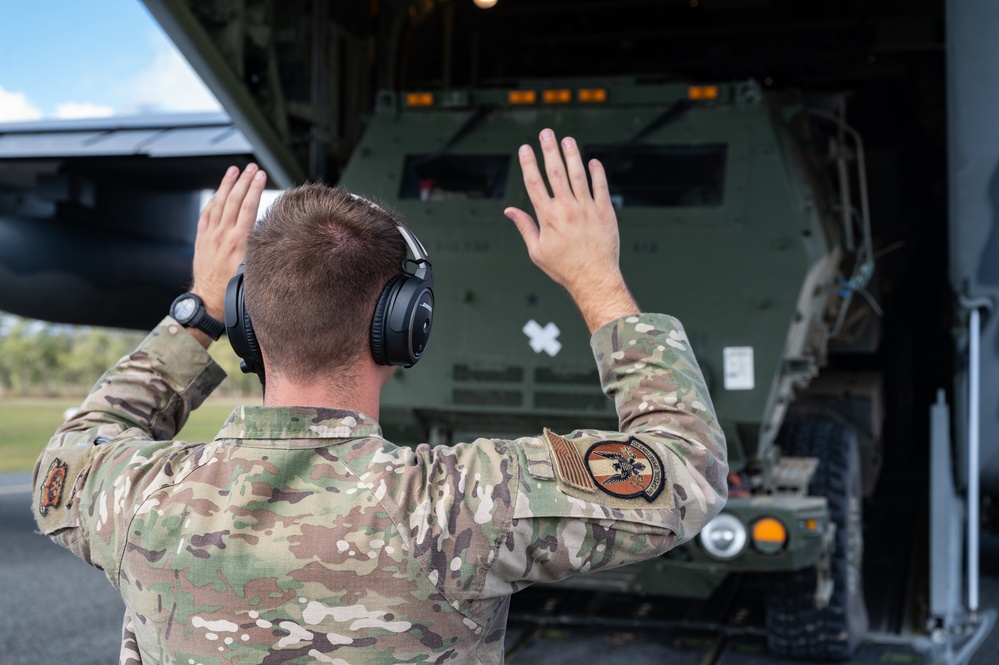 Talisman Sabre 23 | Australian Army, 353rd SOW, and U.S. Army HIMARS transport