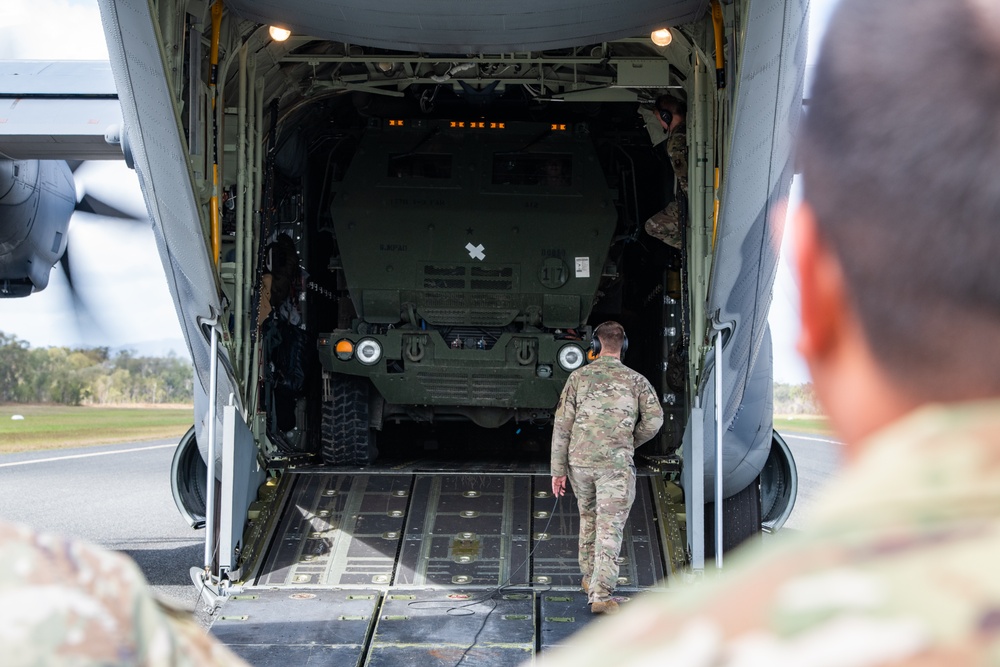 Talisman Sabre 23 | Australian Army, 353rd SOW, and U.S. Army HIMARS transport