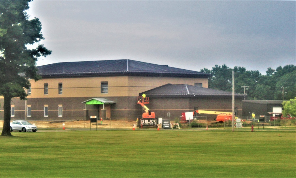 July 2023 construction operations of $11.96 million transient training brigade headquarters at Fort McCoy