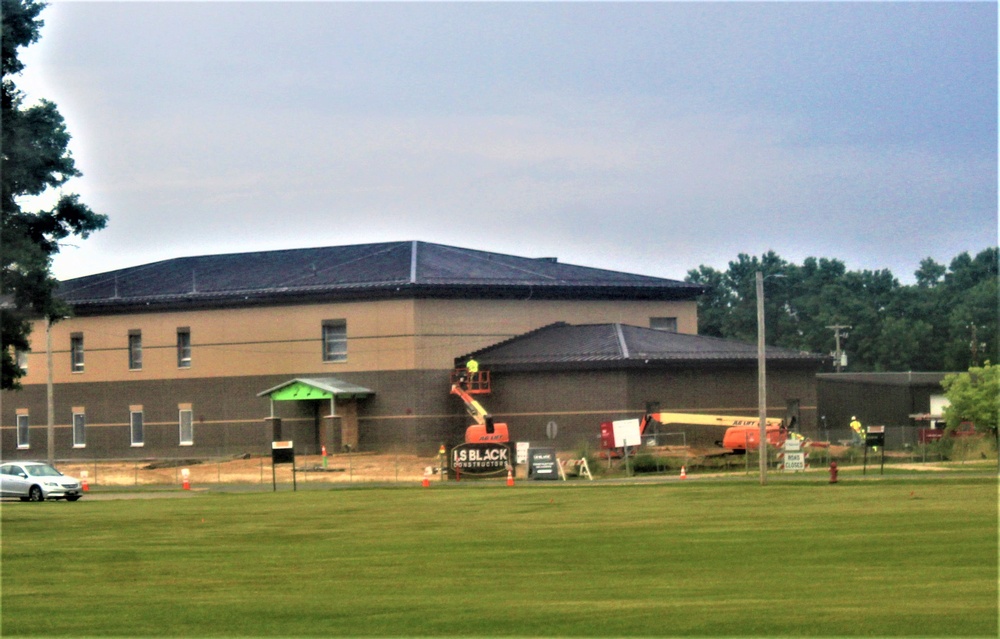 July 2023 construction operations of $11.96 million transient training brigade headquarters at Fort McCoy