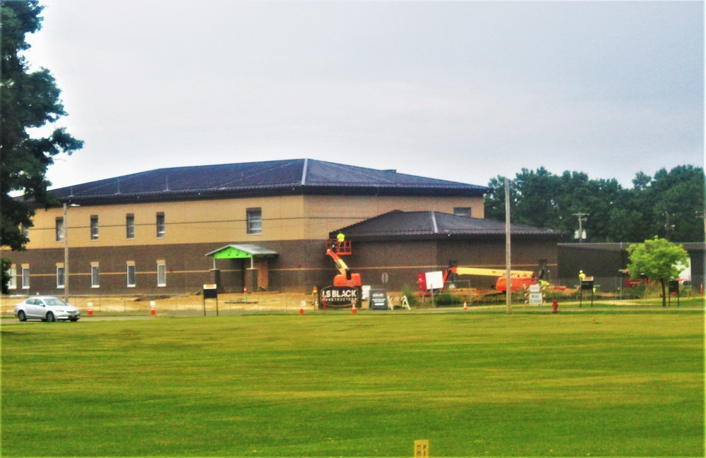 July 2023 construction operations of $11.96 million transient training brigade headquarters at Fort McCoy