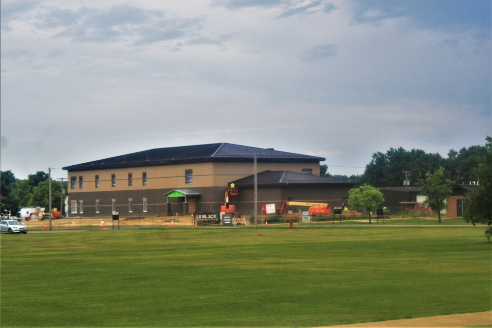 July 2023 construction operations of $11.96 million transient training brigade headquarters at Fort McCoy