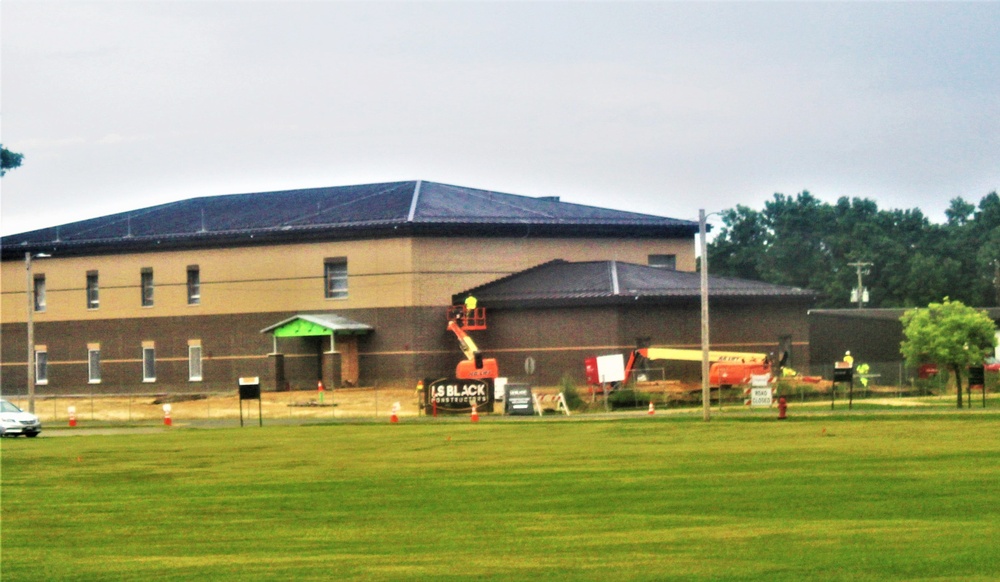 July 2023 construction operations of $11.96 million transient training brigade headquarters at Fort McCoy