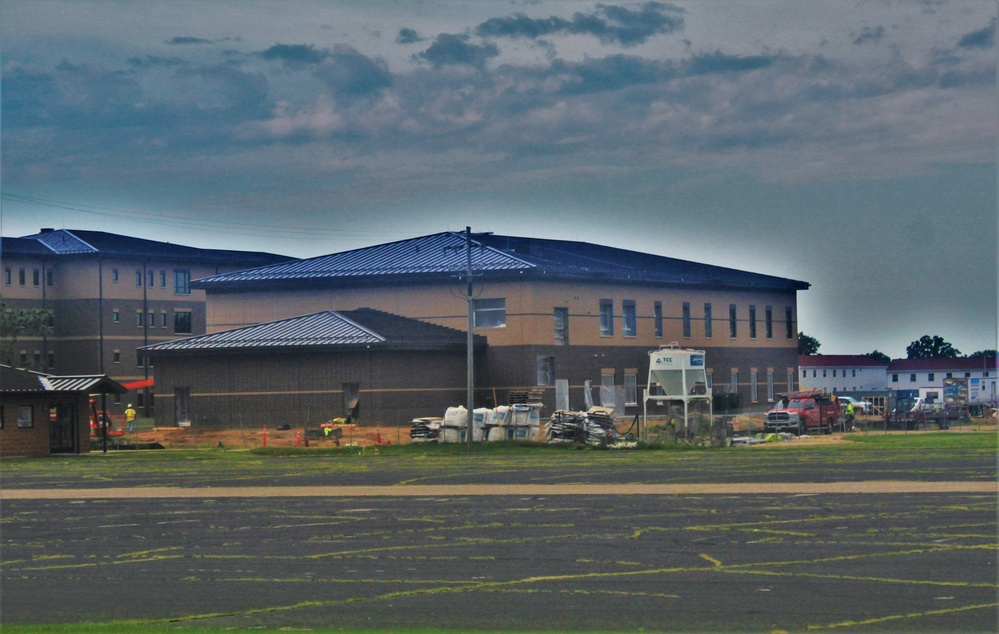 July 2023 construction operations of $11.96 million transient training brigade headquarters at Fort McCoy