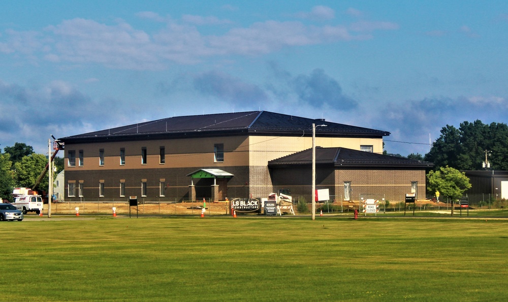 July 2023 construction operations of $11.96 million transient training brigade headquarters at Fort McCoy