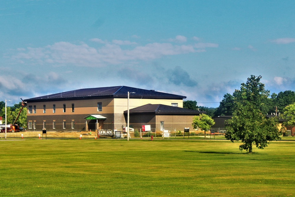 July 2023 construction operations of $11.96 million transient training brigade headquarters at Fort McCoy