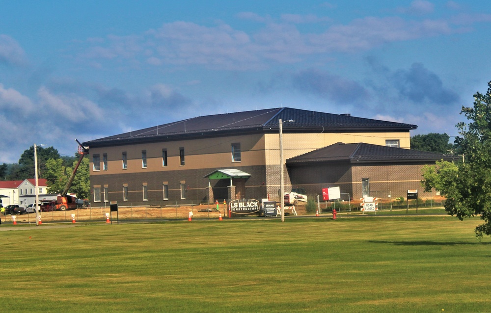 July 2023 construction operations of $11.96 million transient training brigade headquarters at Fort McCoy