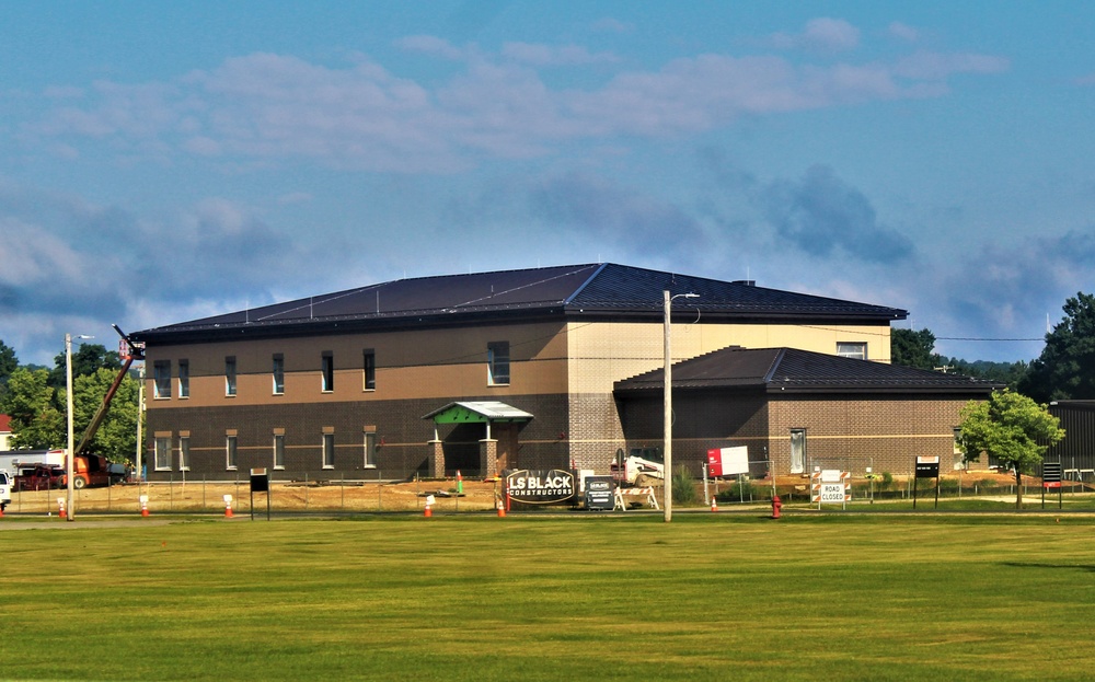 July 2023 construction operations of $11.96 million transient training brigade headquarters at Fort McCoy