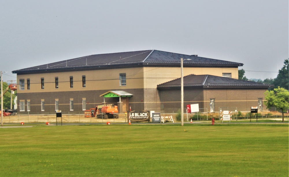 July 2023 construction operations of $11.96 million transient training brigade headquarters at Fort McCoy