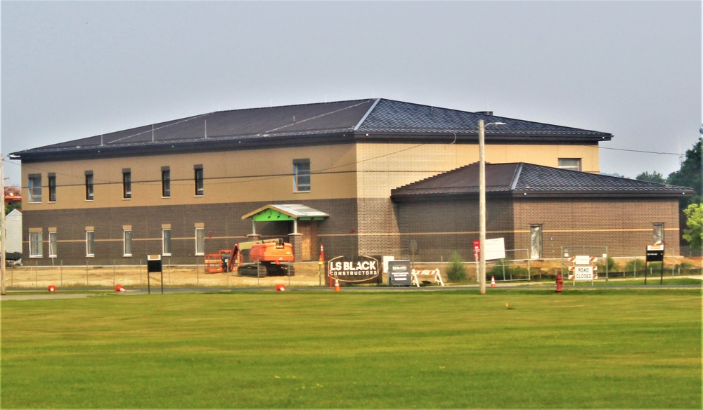 July 2023 construction operations of $11.96 million transient training brigade headquarters at Fort McCoy