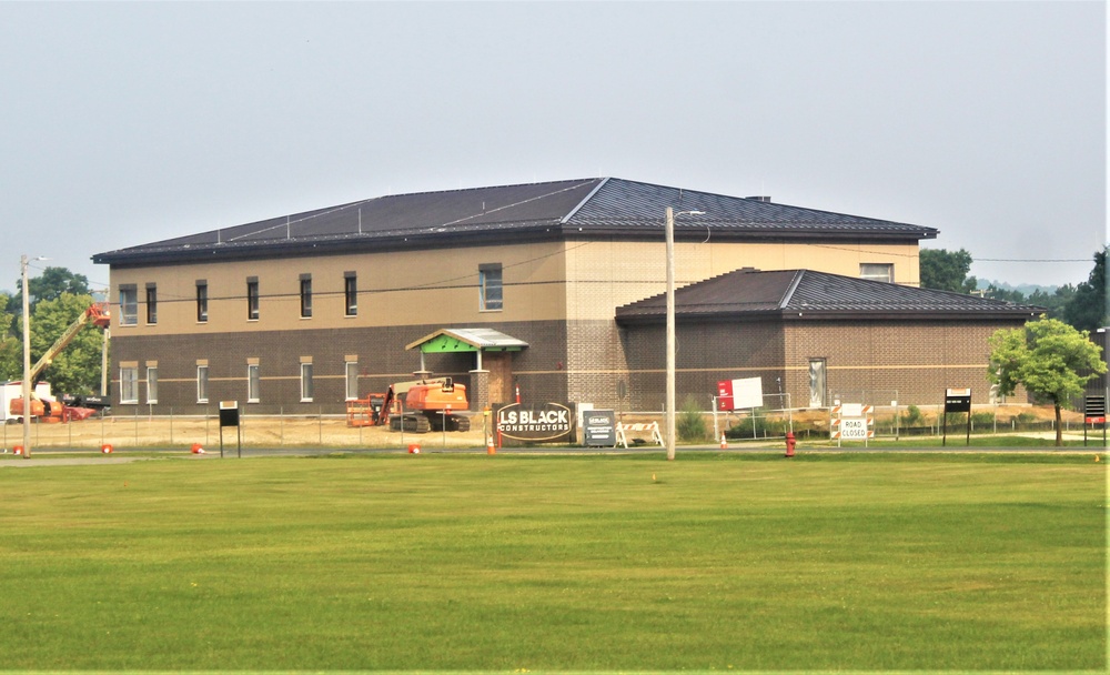 July 2023 construction operations of $11.96 million transient training brigade headquarters at Fort McCoy