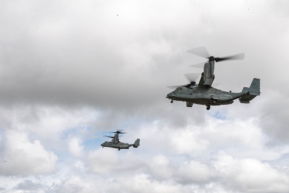 U.S. Marines participate in air assault for Talisman Sabre 23