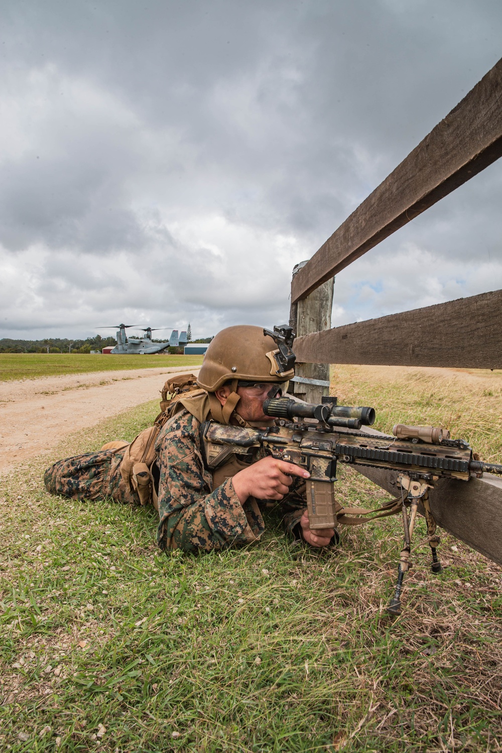 U.S. Marines participate in air assault for Talisman Sabre 23