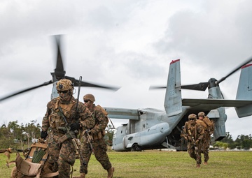 U.S. Marines participate in air assault for Talisman Sabre 23
