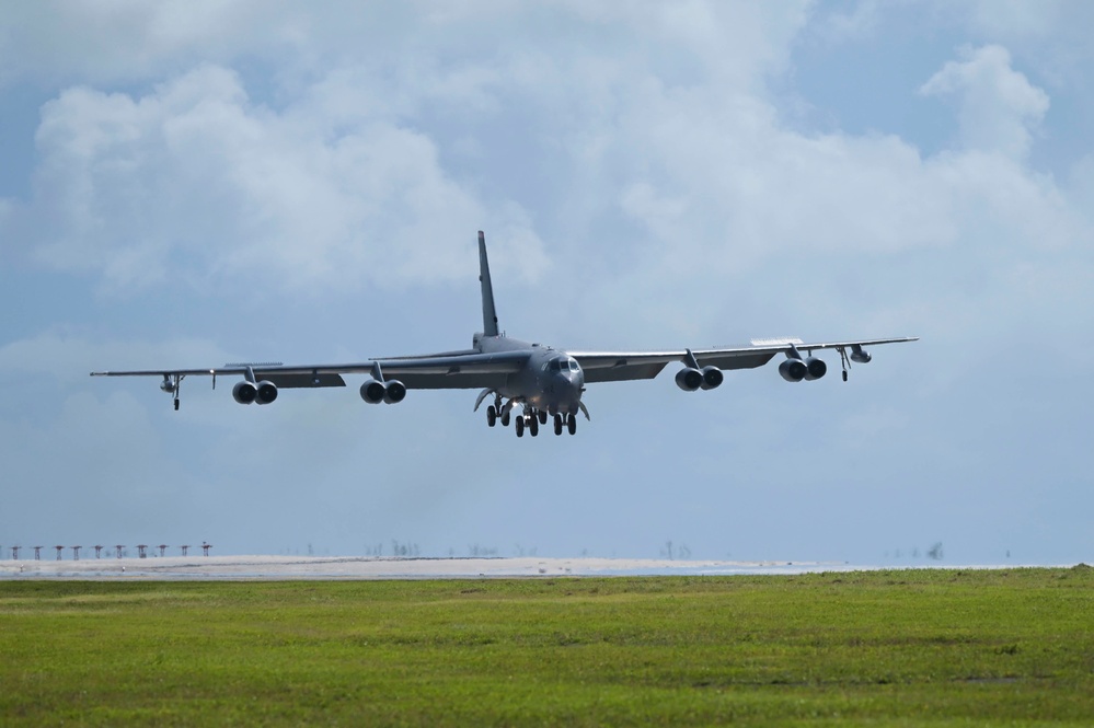 B-52s join allies to test command and control in the Pacific