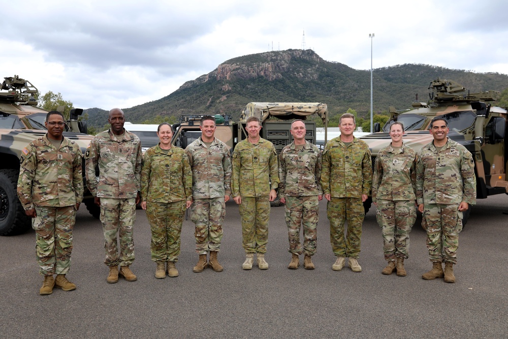 Deputy Prime Minister Richard Marles and Secretary of Defense Lloyd Austin review Talisman Sabre at Lavarack Barracks