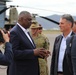 Deputy Prime Minister Richard Marles and Secretary of Defense Lloyd Austin review Talisman Sabre at Lavarack Barracks