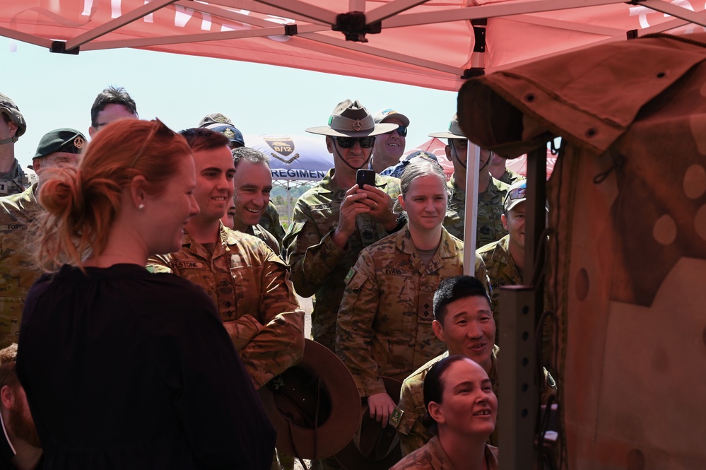 Australian Army and U.S. Army conduct joint HIMARS live-fire demonstration