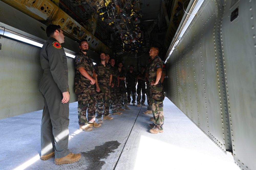 French NATO Allies tour B52 Stratofortress with 20th EBS