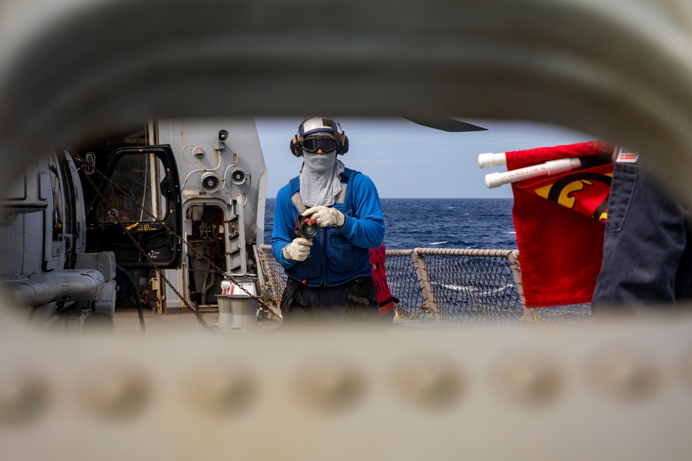 Sailors Conduct Crash and Salvage Drill Aboard USS John Finn (DDG 113)