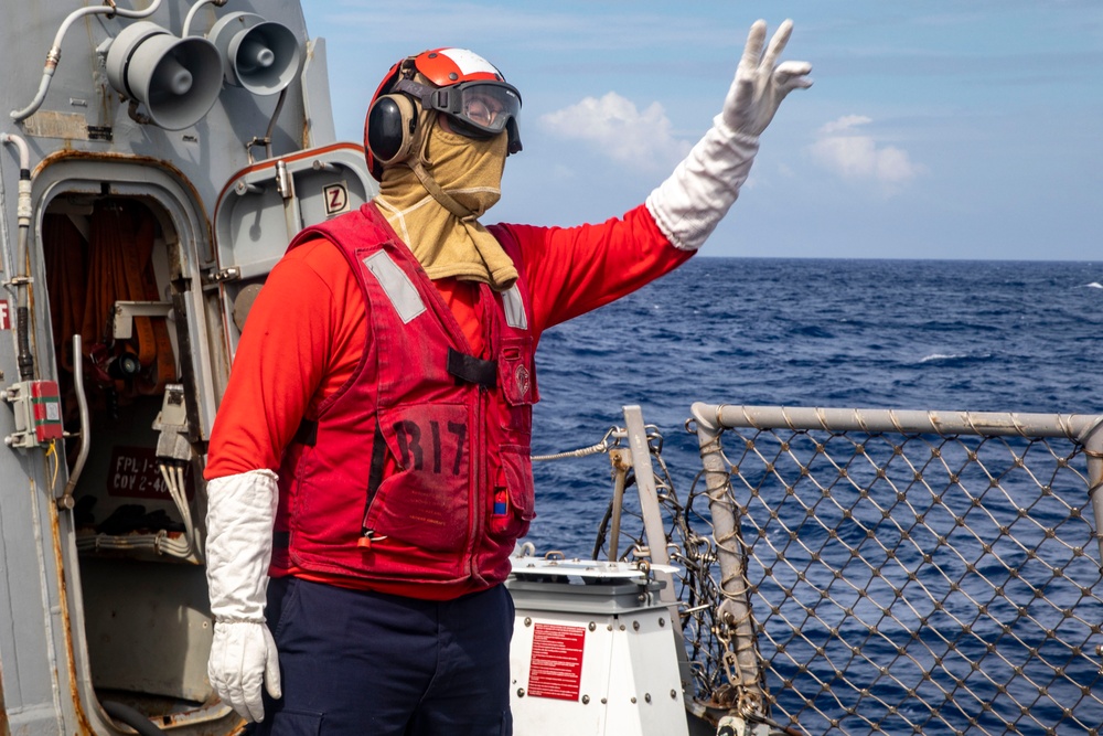 Sailors Conduct Crash and Salvage Drill Aboard USS John Finn (DDG 113)