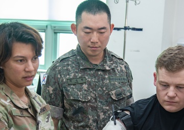 Saving lives together: Eighth Army, ROK Army medics train on trauma care