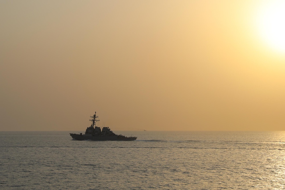 USS Thomas Hudner, USS McFaul Patrol Strait of Hormuz