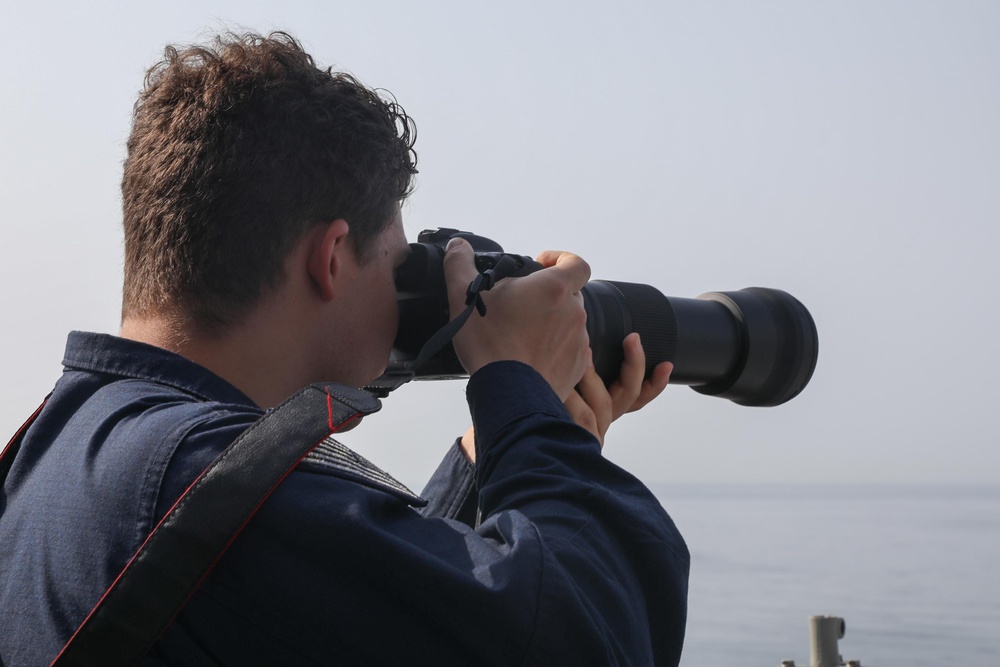 USS Thomas Hudner Patrols Strait of Hormuz