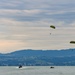 Sky Soldiers team up with German paratroopers to jump into Lake Constance