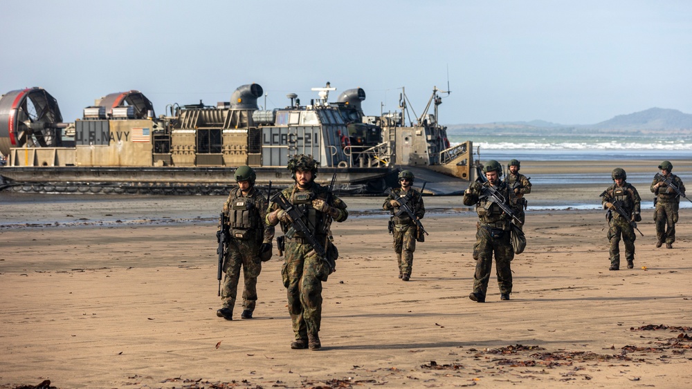 Amphibious Assault exercise during Talisman Sabre 23