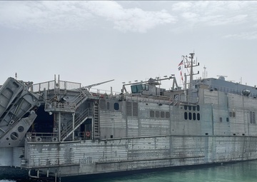 USNS TRENTON DEPARTS ROTA