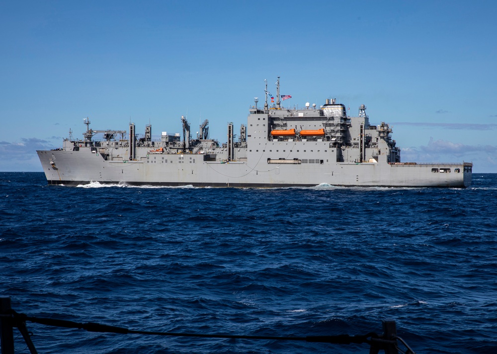 USS Rafael Peralta (DDG 115) participates in a multiple large deck event