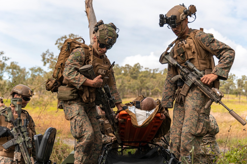 Amphibious Assault exercise during Talisman Sabre 23