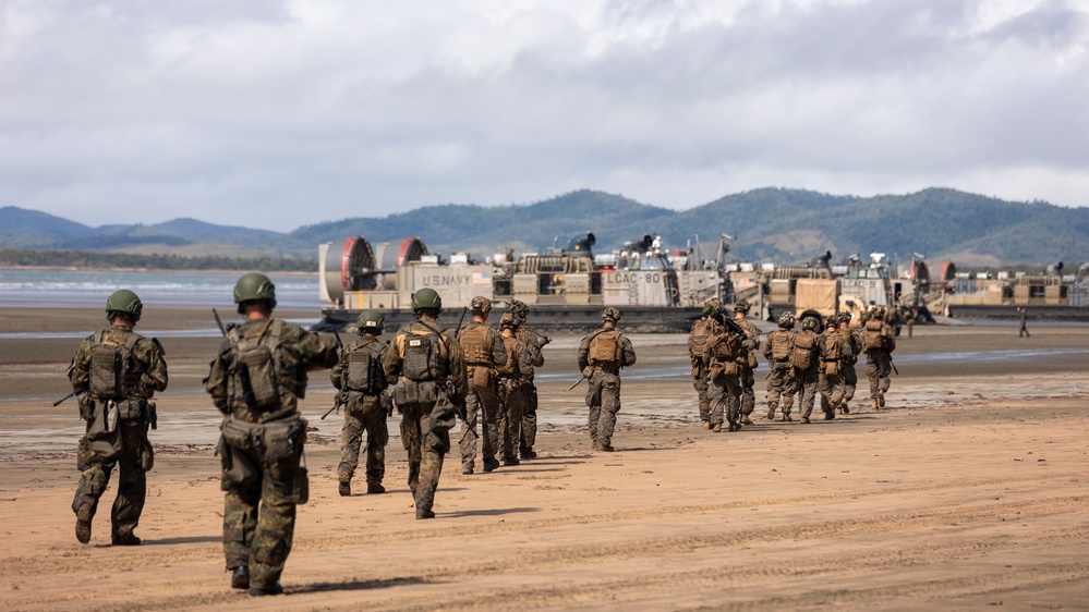 Amphibious Assault exercise during Talisman Sabre 23