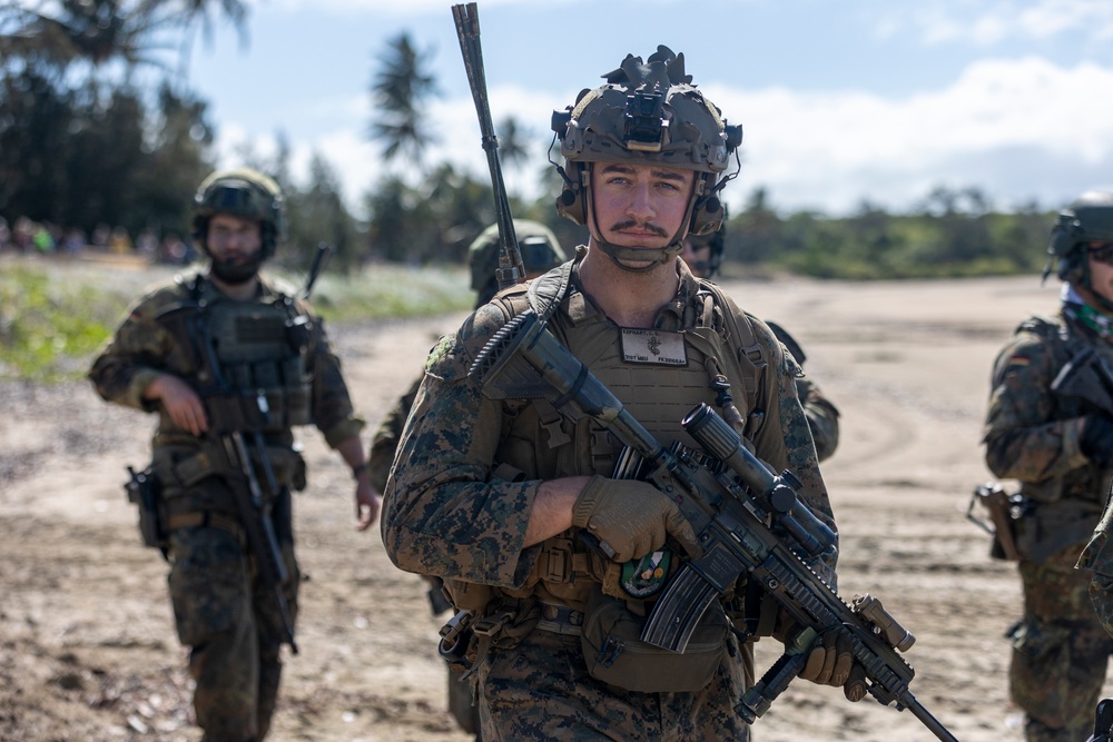 Amphibious Assault exercise during Talisman Sabre 23