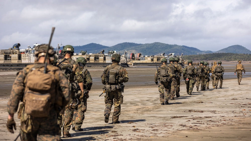 Amphibious Assault exercise during Talisman Sabre 23