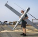 USS McFaul Launches Embarked Drone