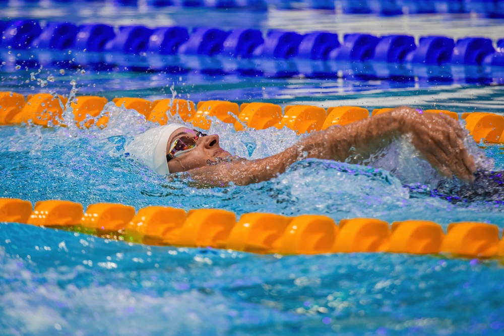 Sgt. 1st Class Elizabeth Marks Competes at 2023 Para Swimming World Championships