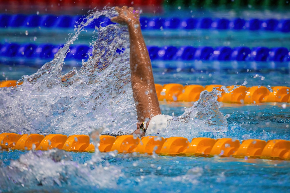 Sgt. 1st Class Elizabeth Marks Competes at 2023 Para Swimming World Championships