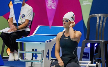 Sgt. 1st Class Elizabeth Marks Competes at 2023 Para Swimming World Championships