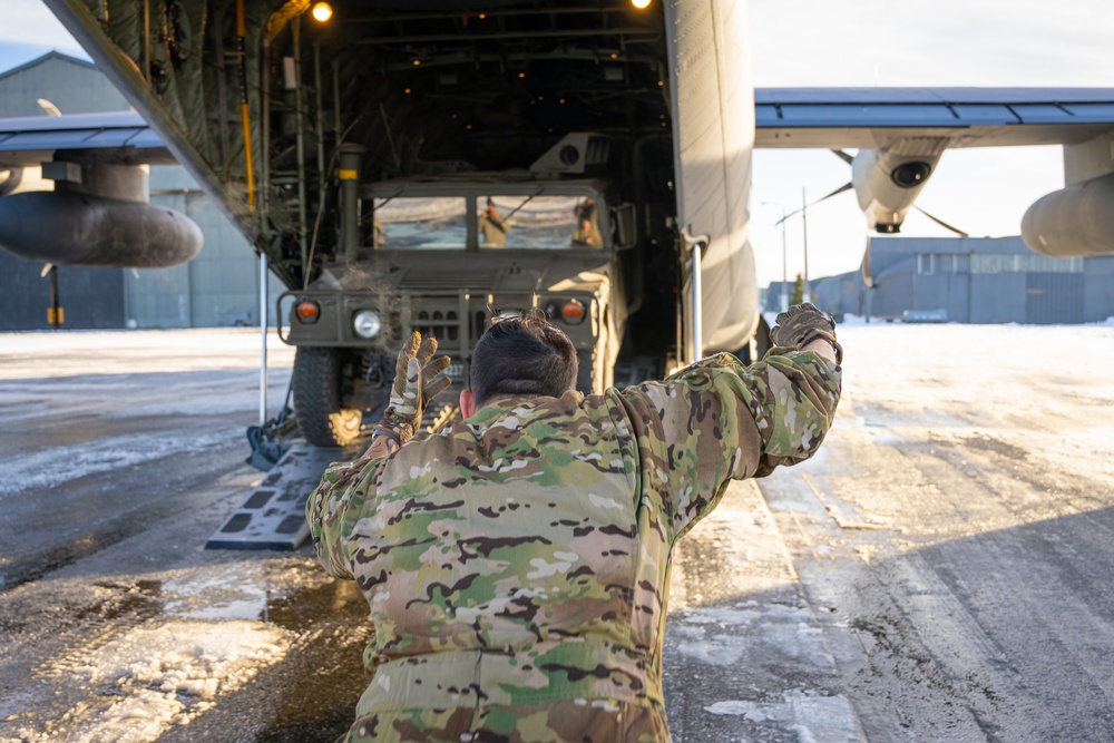 C-130J transports first Chilean Humvee during Southern Star 23